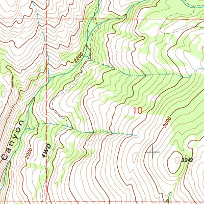 United States Geological Survey The Pothole, WA (1980, 24000-Scale) digital map
