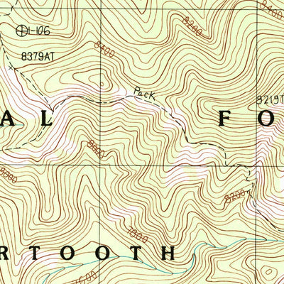United States Geological Survey The Pyramid, MT (1987, 24000-Scale) digital map