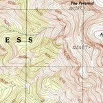 United States Geological Survey The Pyramid, MT (1987, 24000-Scale) digital map
