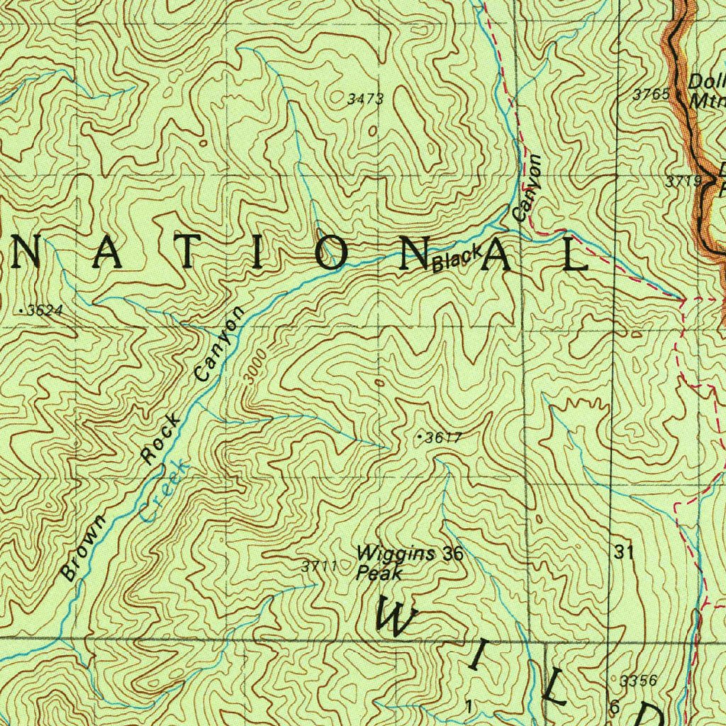 The Ramshorn WY 1978 100000 Scale - United States Geological Survey The Ramshorn Wy 1978 100000 Scale Digital Map 37058653978780 