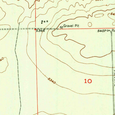 United States Geological Survey The Reefs, WY (1951, 24000-Scale) digital map