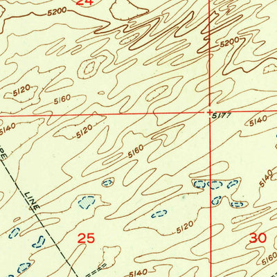 United States Geological Survey The Reefs, WY (1951, 24000-Scale) digital map
