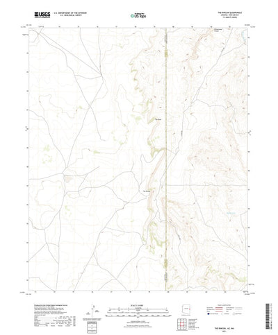 United States Geological Survey The Rincon, AZ (2021, 24000-Scale) digital map