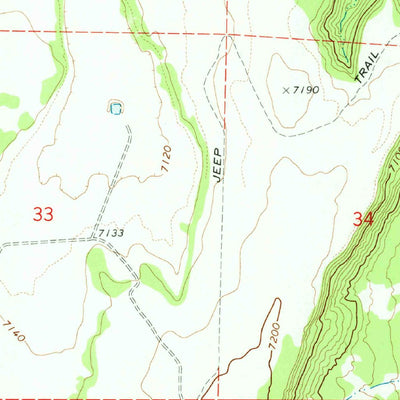 United States Geological Survey The Rincon, AZ-NM (1971, 24000-Scale) digital map