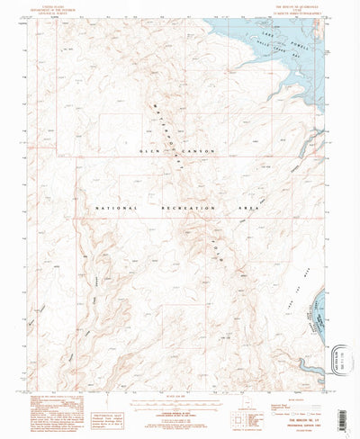 United States Geological Survey The Rincon NE, UT (1987, 24000-Scale) digital map
