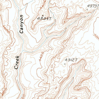 United States Geological Survey The Rincon NE, UT (1987, 24000-Scale) digital map
