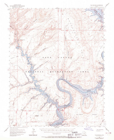 United States Geological Survey The Rincon, UT (1953, 62500-Scale) digital map