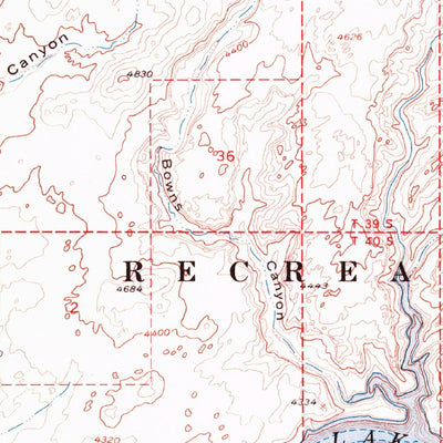 United States Geological Survey The Rincon, UT (1953, 62500-Scale) digital map