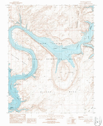 United States Geological Survey The Rincon, UT (1987, 24000-Scale) digital map