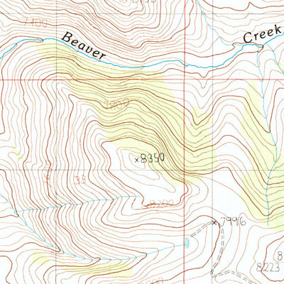 United States Geological Survey The Rock Slide, WY (1985, 24000-Scale) digital map
