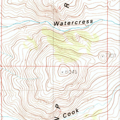 United States Geological Survey The Rock Slide, WY (1985, 24000-Scale) digital map