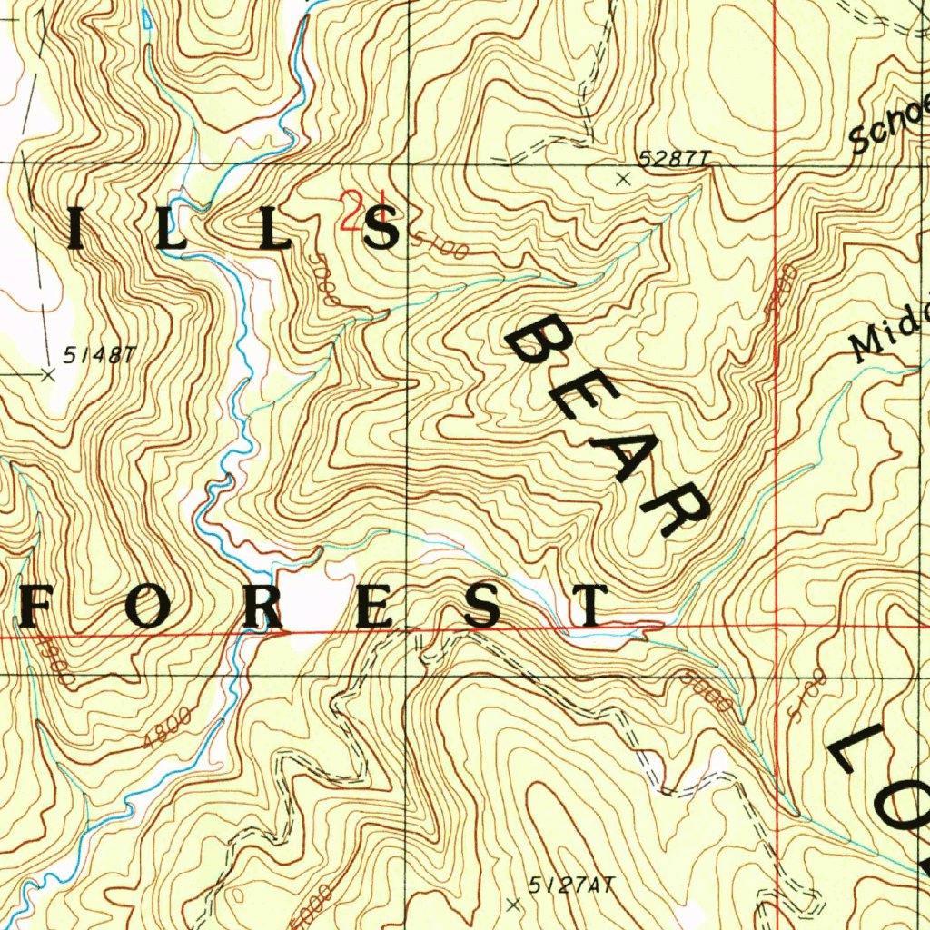 The Rocks, WY (1984, 24000-Scale) Map by United States Geological ...