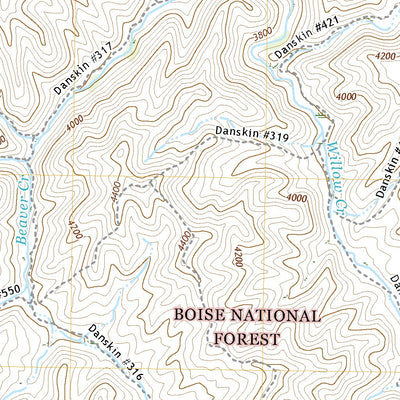 United States Geological Survey The Roost, ID (2020, 24000-Scale) digital map