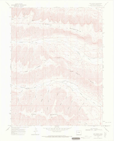 United States Geological Survey The Saddle, CO (1968, 24000-Scale) digital map