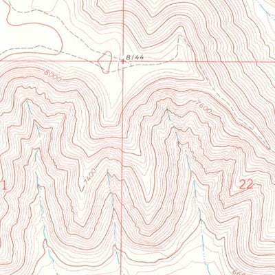 United States Geological Survey The Saddle, CO (1968, 24000-Scale) digital map