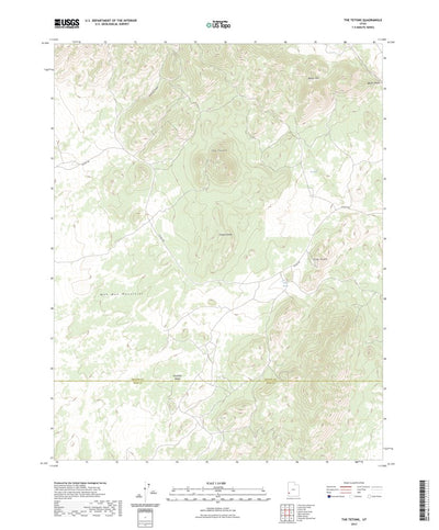 United States Geological Survey The Tetons, UT (2023, 24000-Scale) digital map