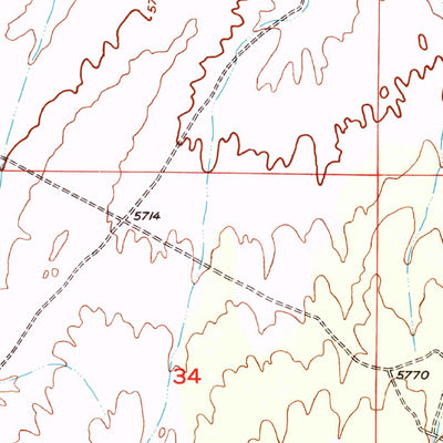 United States Geological Survey The Three Peaks, UT (1950, 24000-Scale) digital map