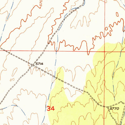 United States Geological Survey The Three Peaks, UT (1951, 24000-Scale) digital map