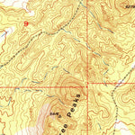United States Geological Survey The Three Peaks, UT (1951, 24000-Scale) digital map