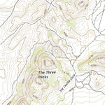 United States Geological Survey The Three Peaks, UT (2020, 24000-Scale) digital map