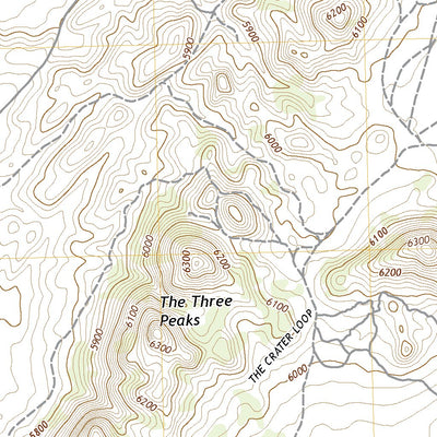United States Geological Survey The Three Peaks, UT (2020, 24000-Scale) digital map