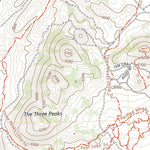 United States Geological Survey The Three Peaks, UT (2023, 24000-Scale) digital map
