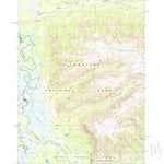 United States Geological Survey The Trident, WY (1989, 24000-Scale) digital map