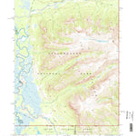 United States Geological Survey The Trident, WY (1996, 24000-Scale) digital map