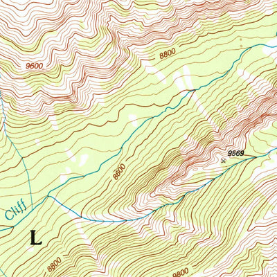 United States Geological Survey The Trident, WY (1996, 24000-Scale) digital map