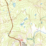 United States Geological Survey The Twins, OR (1997, 24000-Scale) digital map