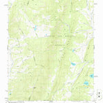 United States Geological Survey The Wall, NM-CO (1986, 24000-Scale) digital map