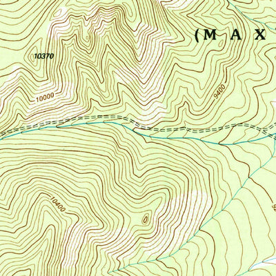 United States Geological Survey The Wall, NM-CO (1995, 24000-Scale) digital map