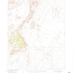 United States Geological Survey The Wall, NV (1968, 62500-Scale) digital map