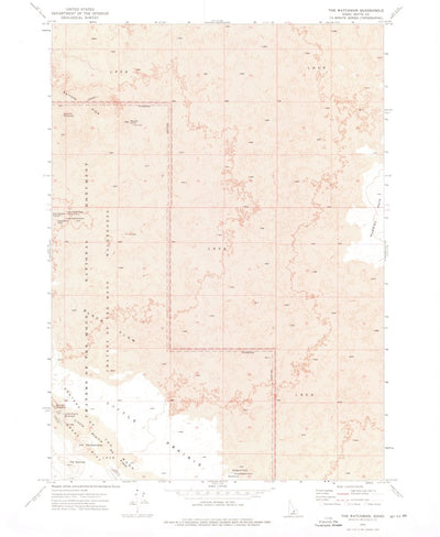 United States Geological Survey The Watchman, ID (1973, 24000-Scale) digital map