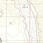 United States Geological Survey The Whaleback, CA (1986, 24000-Scale) digital map
