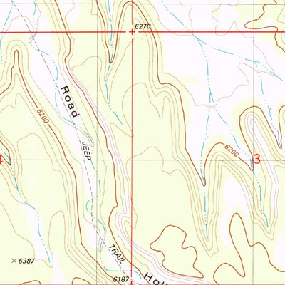 United States Geological Survey The Wickiup, UT (1983, 24000-Scale) digital map