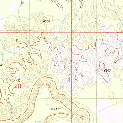 United States Geological Survey The Wickiup, UT (1983, 24000-Scale) digital map