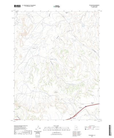 United States Geological Survey The Wickiup, UT (2023, 24000-Scale) digital map