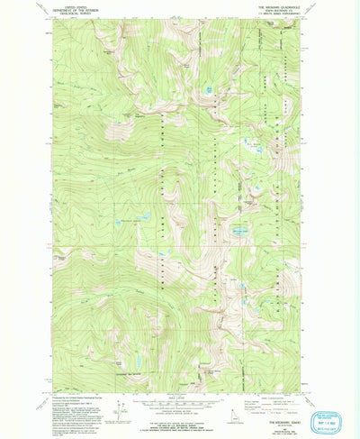United States Geological Survey The Wigwams, ID (1967, 24000-Scale) digital map