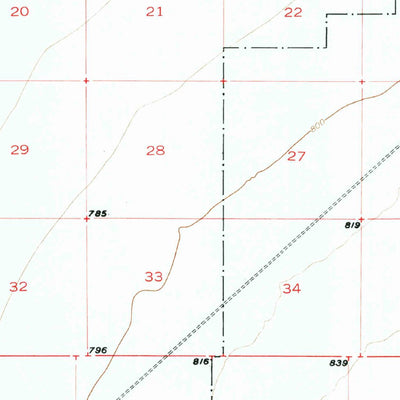 United States Geological Survey Theba, AZ (1951, 62500-Scale) digital map