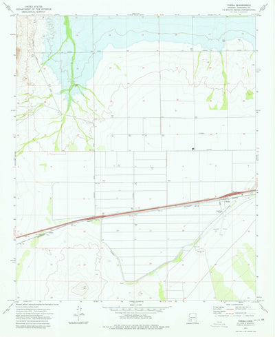United States Geological Survey Theba, AZ (1973, 24000-Scale) digital map