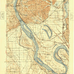 United States Geological Survey Thebes, IL-MO (1934, 62500-Scale) digital map