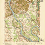 United States Geological Survey Thebes, IL-MO (1939, 62500-Scale) digital map
