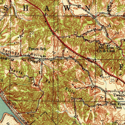 United States Geological Survey Thebes, IL-MO (1955, 62500-Scale) digital map