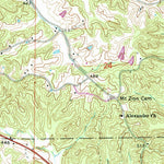 United States Geological Survey Thebes, IL-MO (1966, 24000-Scale) digital map