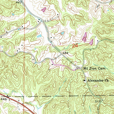 United States Geological Survey Thebes, IL-MO (1966, 24000-Scale) digital map