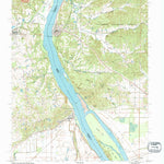 United States Geological Survey Thebes, IL-MO (1993, 24000-Scale) digital map