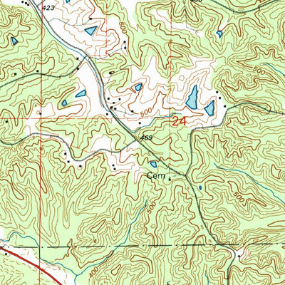 United States Geological Survey Thebes, IL-MO (1993, 24000-Scale) digital map