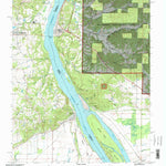 United States Geological Survey Thebes, IL-MO (1996, 24000-Scale) digital map