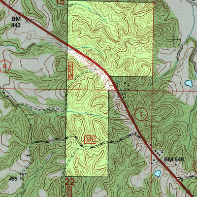 United States Geological Survey Thebes, IL-MO (1996, 24000-Scale) digital map